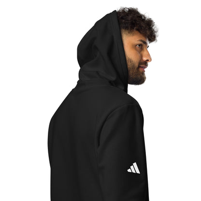 Adidas Fleece Hoodie - White Logo