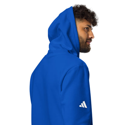 Adidas Fleece Hoodie - White Logo