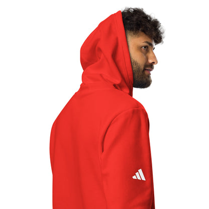 Adidas Fleece Hoodie - White Logo