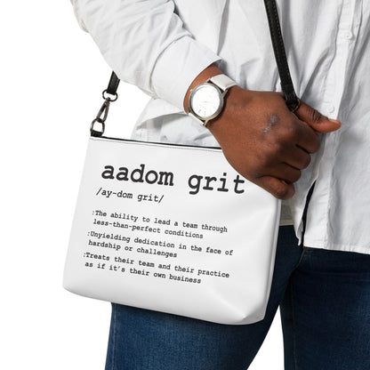 Crossbody Bag - AADOM Grit & Black Logo