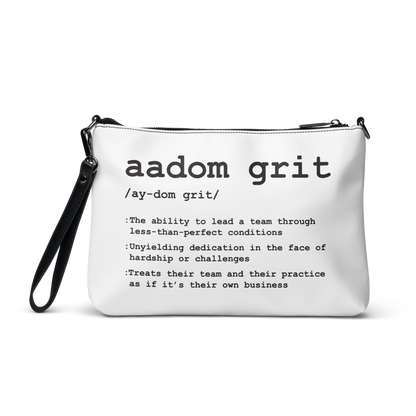 Crossbody Bag - AADOM Grit & Black Logo