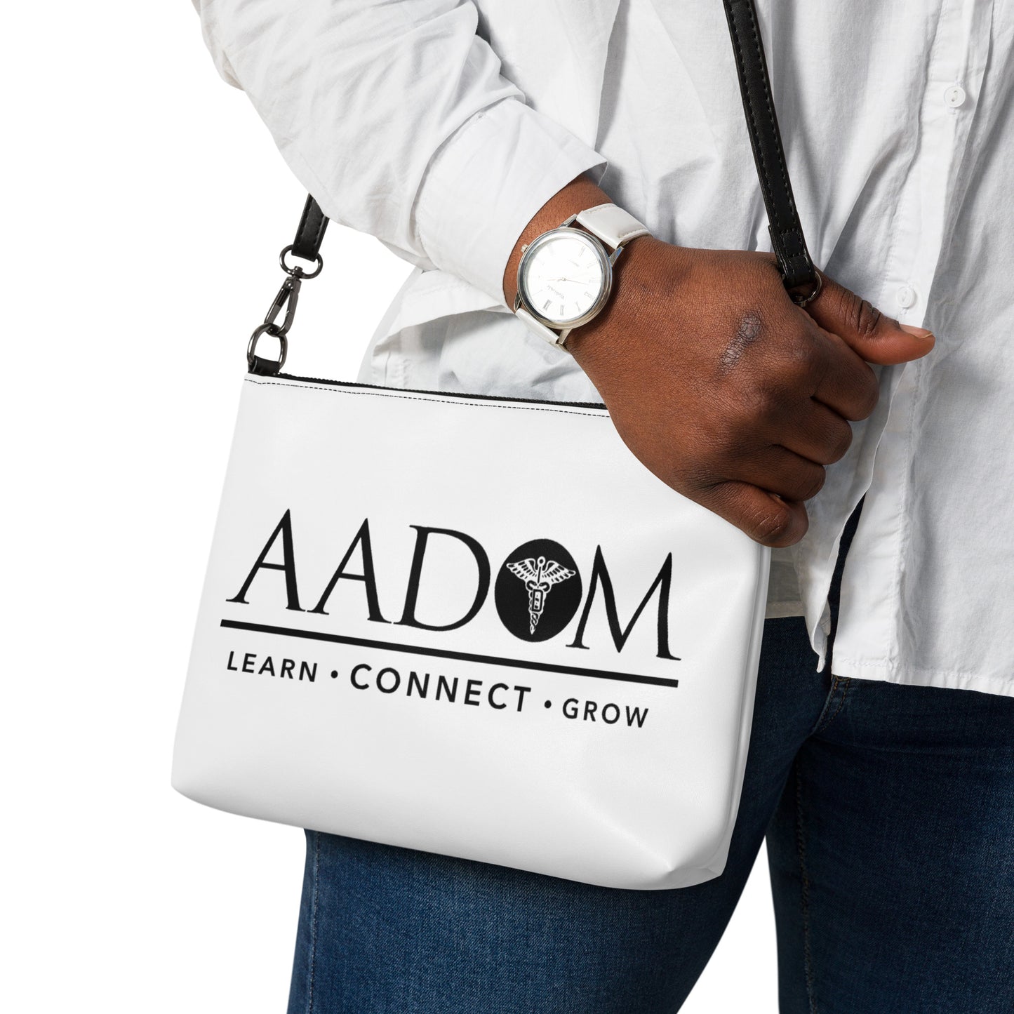 Crossbody Bag - AADOM Grit & Black Logo