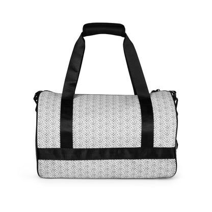 All-Over Print Gym Bag - Blue & Gold Logo (Dots)