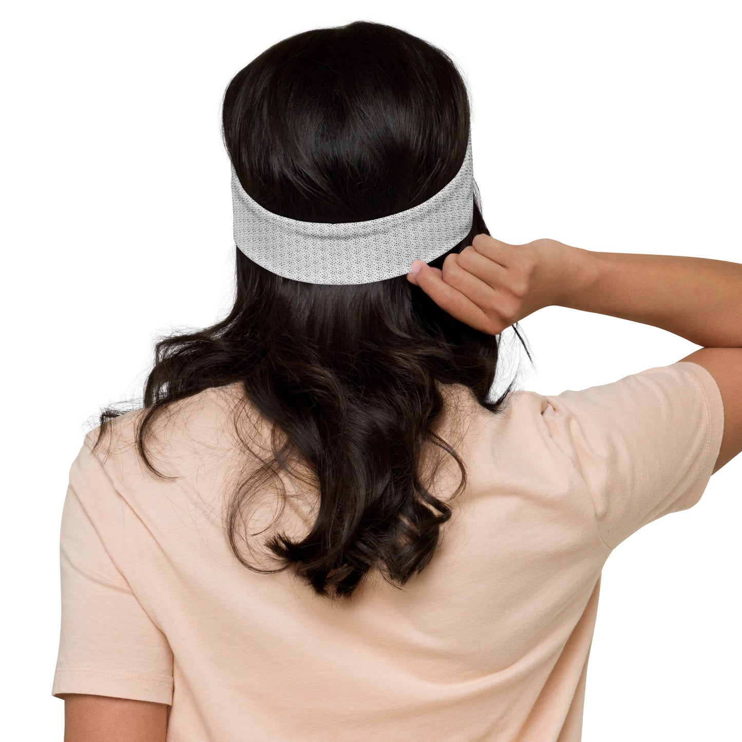 Headband - Black Logo (Dots)