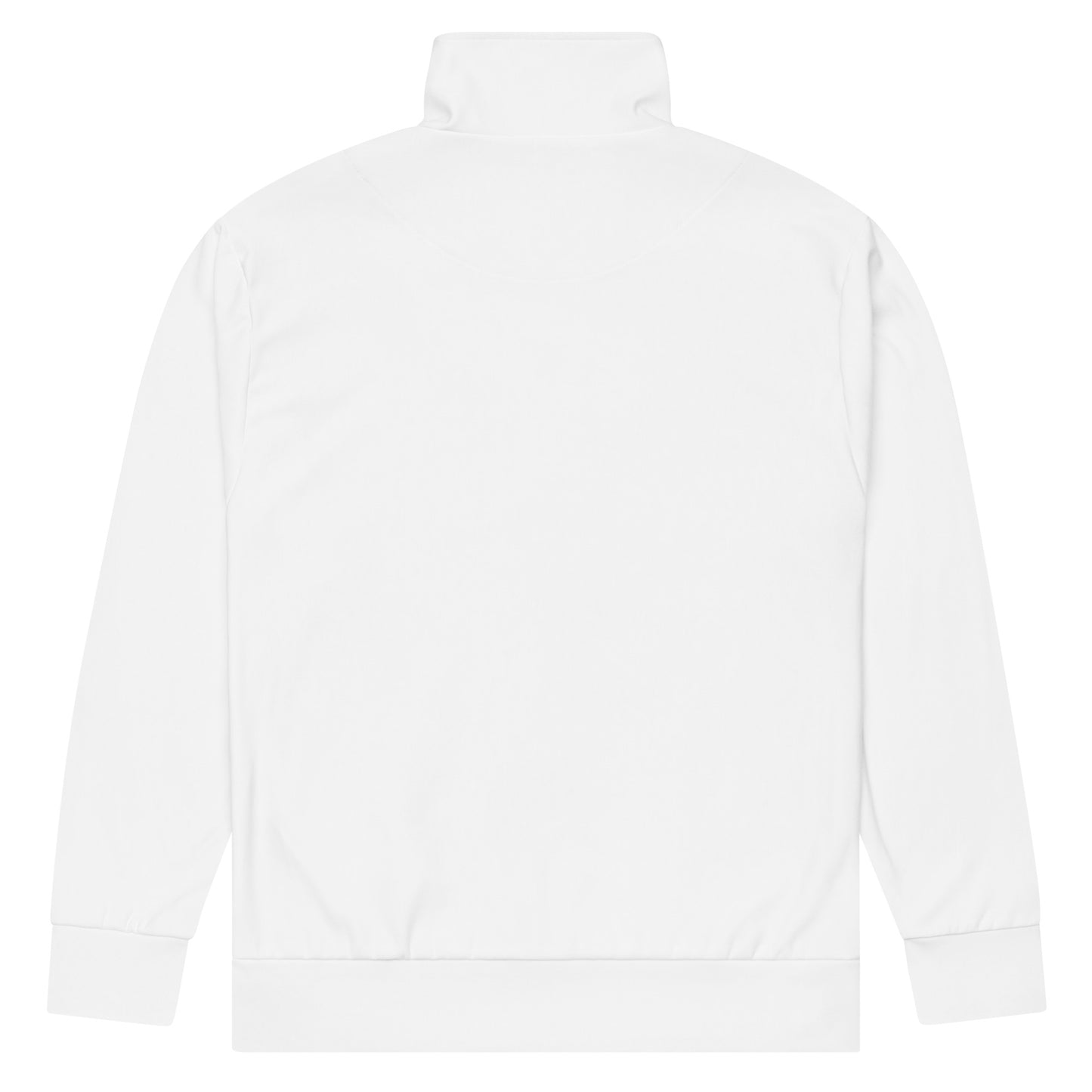 Unisex Track Jacket - Black Logo (White)