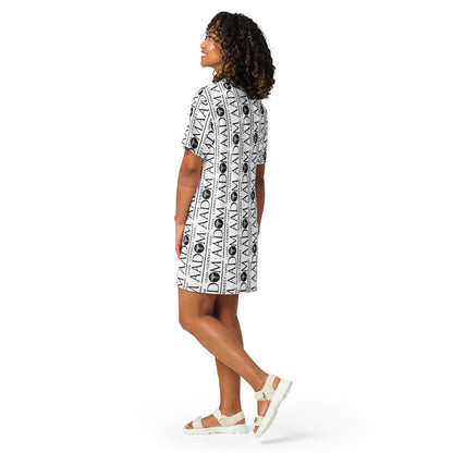 T-shirt Pajama Dress - Black Logo