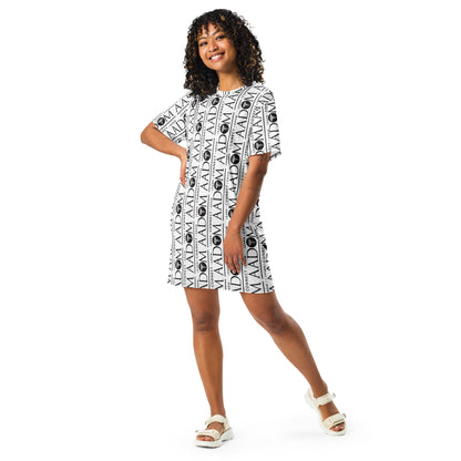 T-shirt Pajama Dress - Black Logo