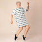 T-shirt Pajama Dress - Blue Logo