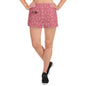 All-Over Print Unisex Athletic Shorts - AADOM Logo (Pink Geometric)