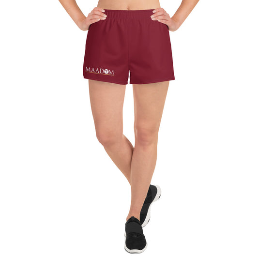 All-Over Print Unisex Athletic Shorts - MAADOM Logo