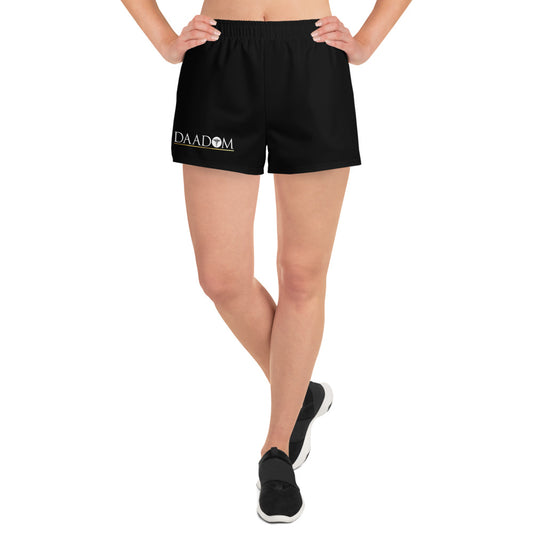 All-Over Print Unisex Athletic Shorts - DAADOM Logo