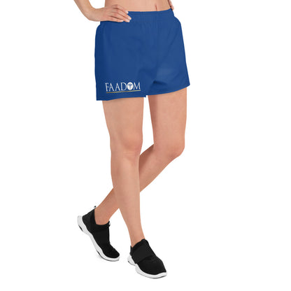 All-Over Print Unisex Athletic Shorts - FAADOM Logo