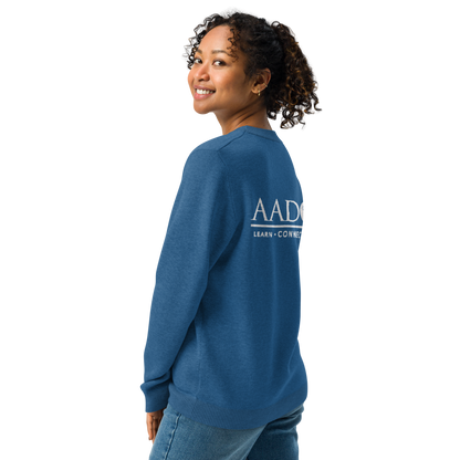 Knitted Crew Neck Sweater - FA LA LA (Yale Blue)