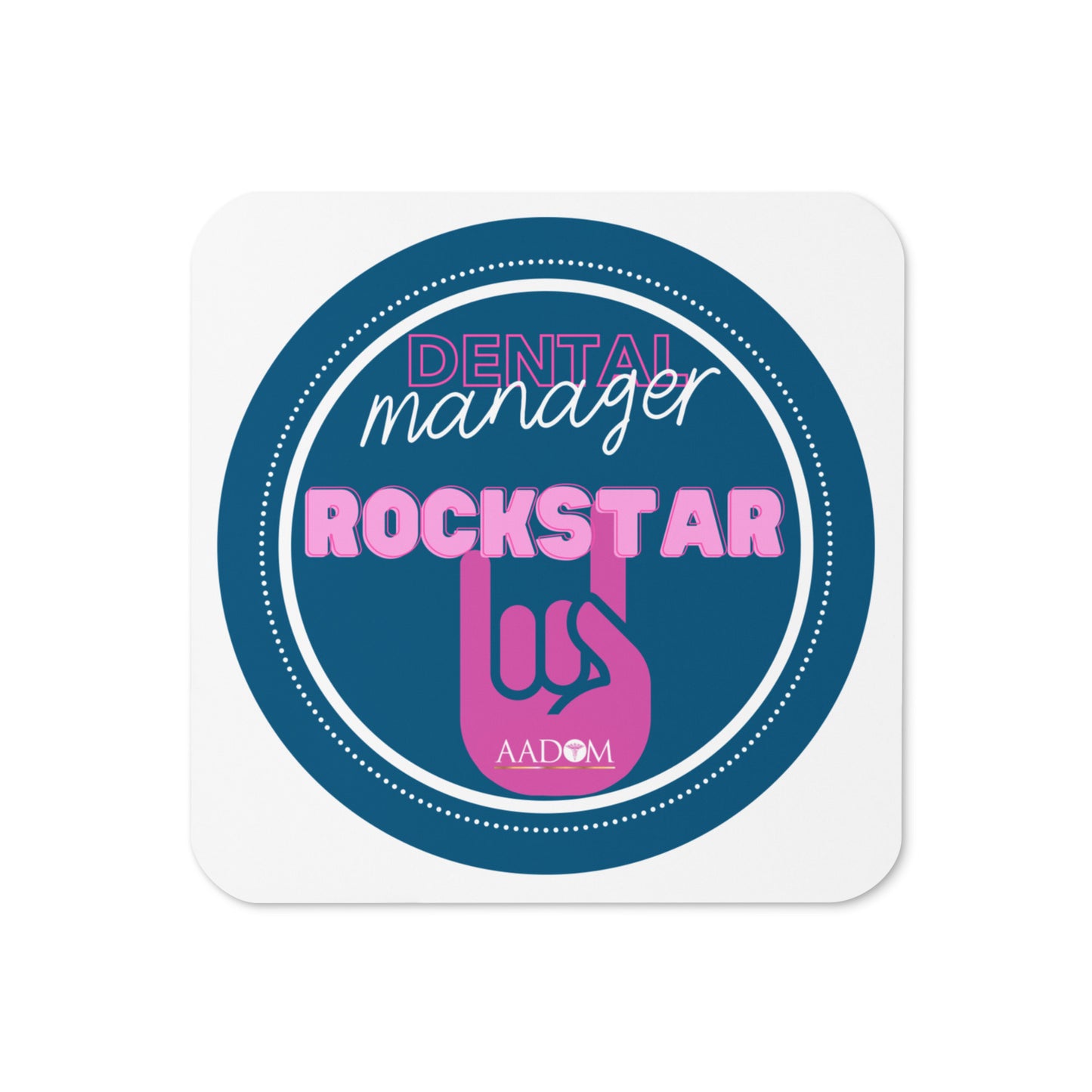 Cork-back Coaster - Rockstar