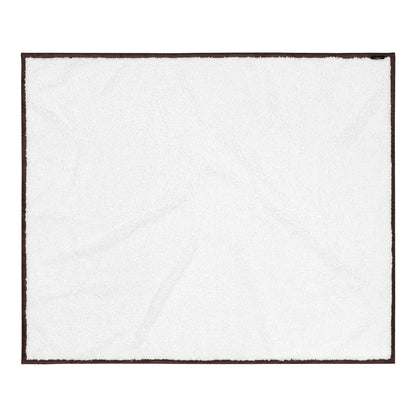 Premium Sherpa Blanket - White Logo