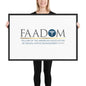 Framed Matte Paper Poster - FAADOM