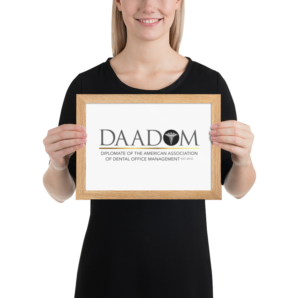 Framed Matte Paper Poster - DAADOM