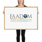 Framed Matte Paper Poster - FAADOM