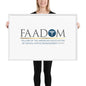 Framed Matte Paper Poster - FAADOM