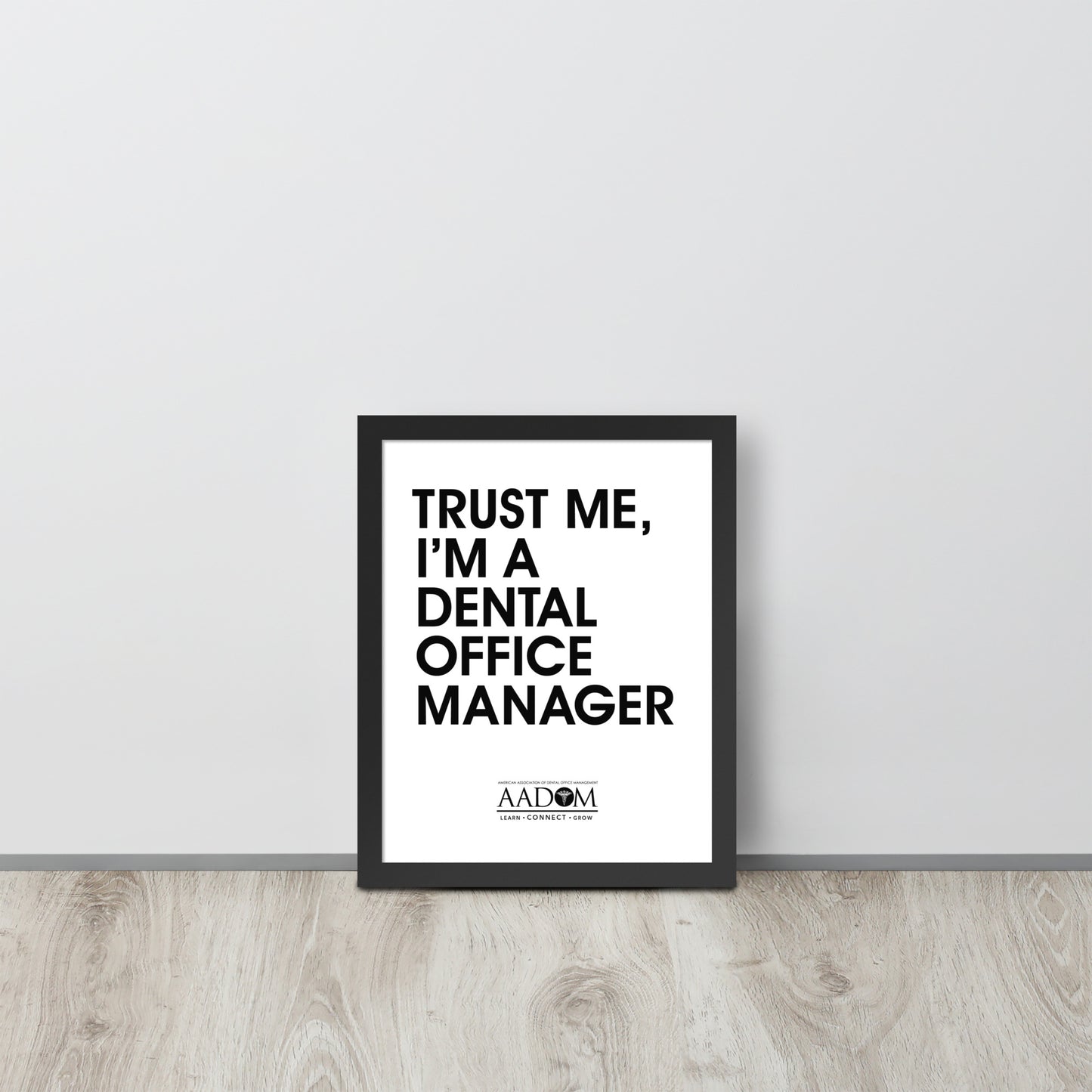 Framed Matte Poster - Trust Me