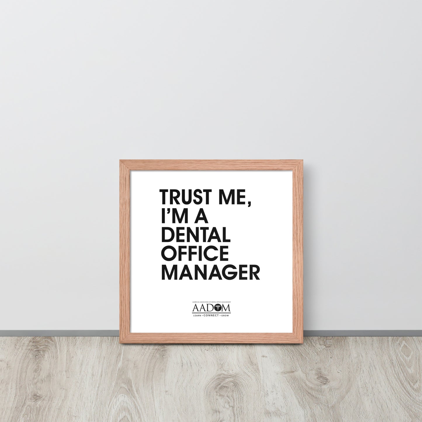 Framed Matte Poster - Trust Me