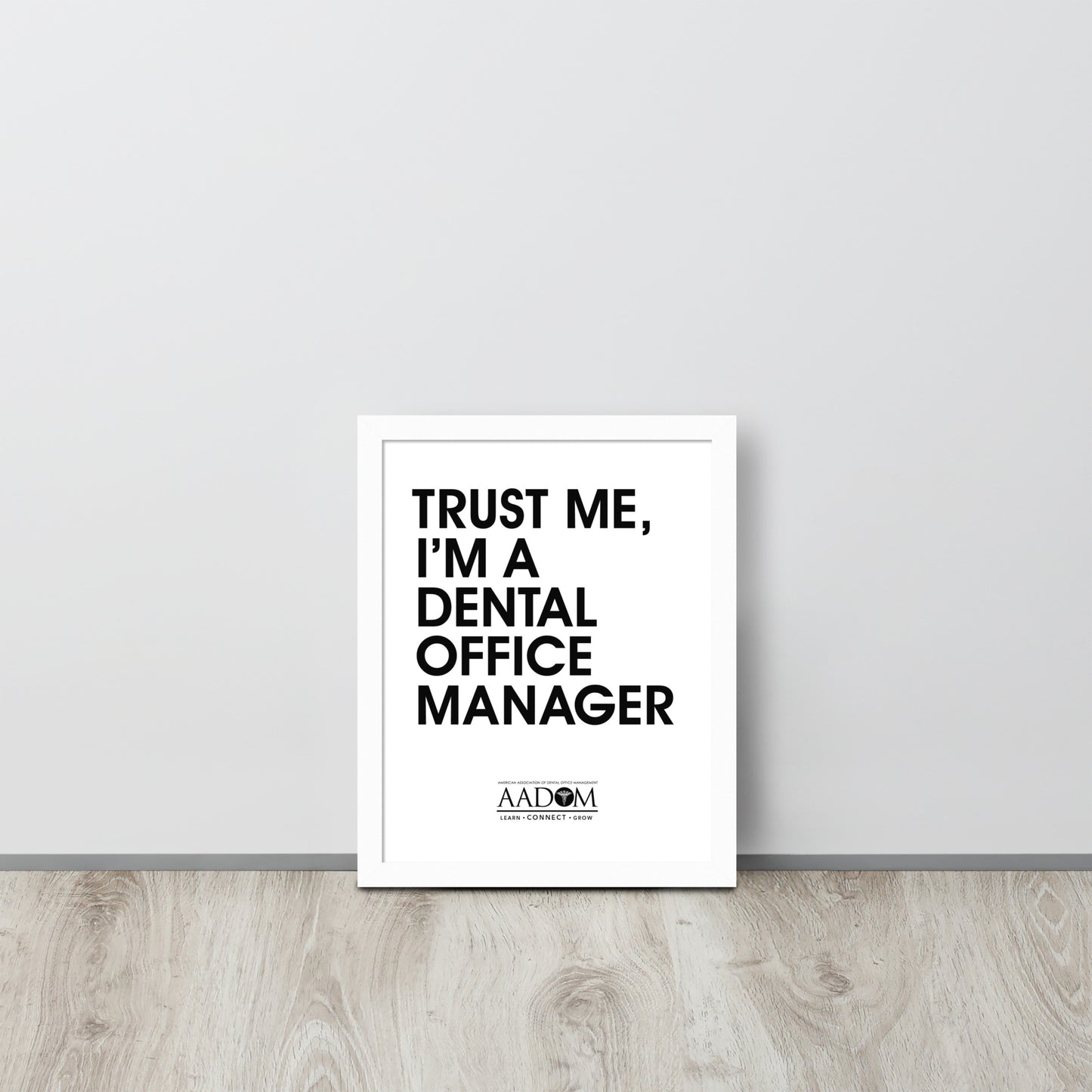 Framed Matte Poster - Trust Me