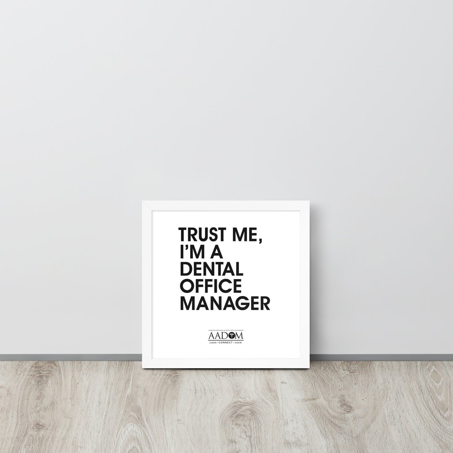 Framed Matte Poster - Trust Me