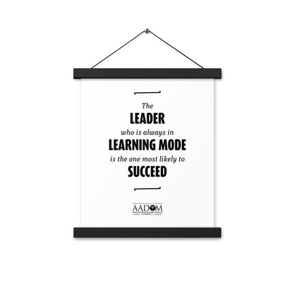 Poster with Hangers - Learning Mode