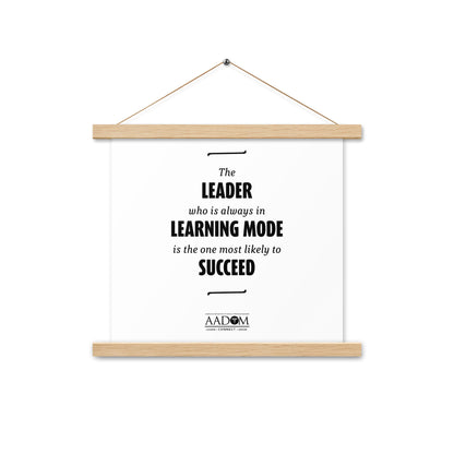 Poster with Hangers - Learning Mode