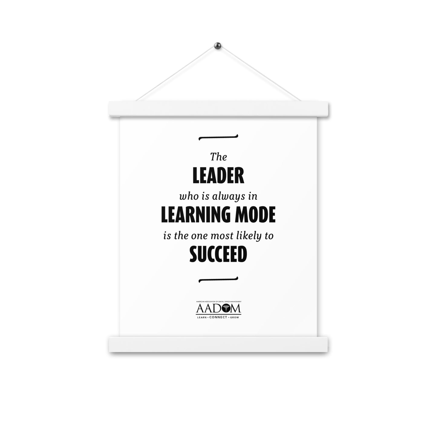 Poster with Hangers - Learning Mode