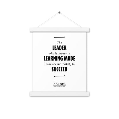 Poster with Hangers - Learning Mode