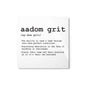 Metal Print - AADOM Grit