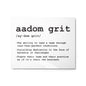 Metal Print - AADOM Grit