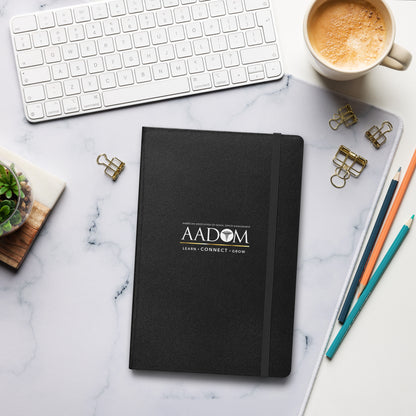 Hardcover Bound Notebook - White Logo