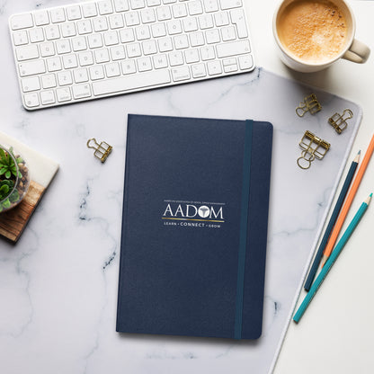 Hardcover Bound Notebook - White Logo