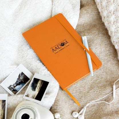 Hardcover Bound Notebook - Black Logo