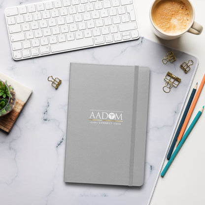 Hardcover Bound Notebook - White Logo