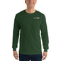 Men’s Long Sleeve Shirt - White Logo