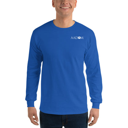 Men’s Long Sleeve Shirt - White Logo