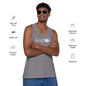 Men’s Premium Tank Top - White Logo