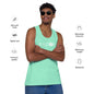 Men’s Premium Tank Top - White Logo