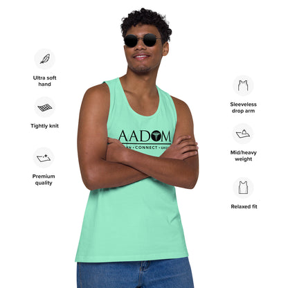 Men’s Premium Tank Top - Black Logo