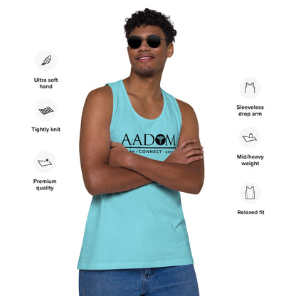 Men’s Premium Tank Top - Black Logo