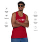 Men’s Premium Tank Top - White Logo