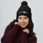 Pom-Pom Beanie - White Logo