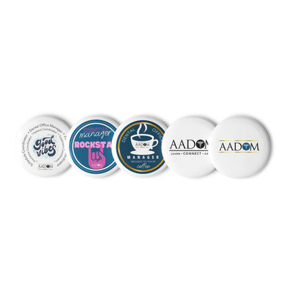 Set of Pin Buttons