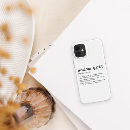 Snap Case for iPhone® - AADOM Grit Logo