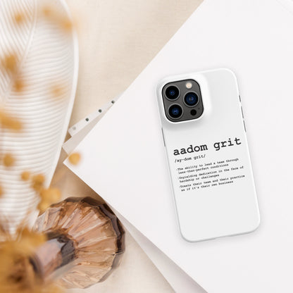 Snap Case for iPhone® - AADOM Grit Logo