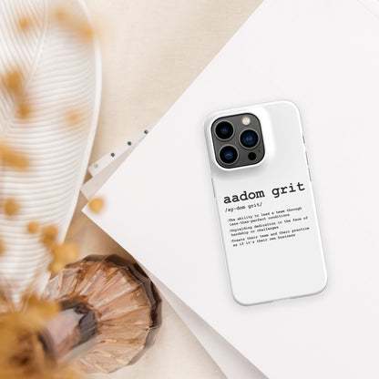 Snap Case for iPhone® - AADOM Grit Logo