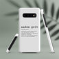 Snap case for Samsung® - AADOM Grit Logo